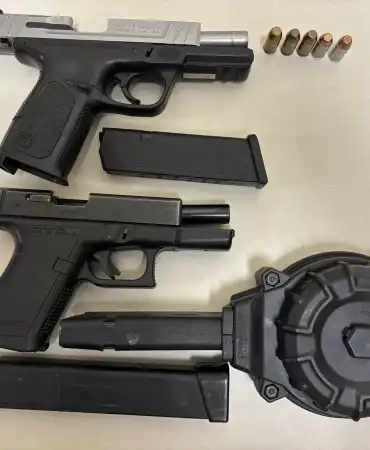 Recovered guns