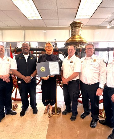 photo: NFD celebrates International Firefighters Day