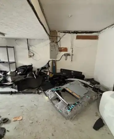 Stripped car