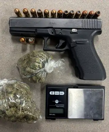 Recovered-Drugs-Gun