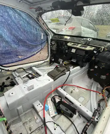 Stripped car