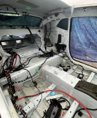 Stripped car