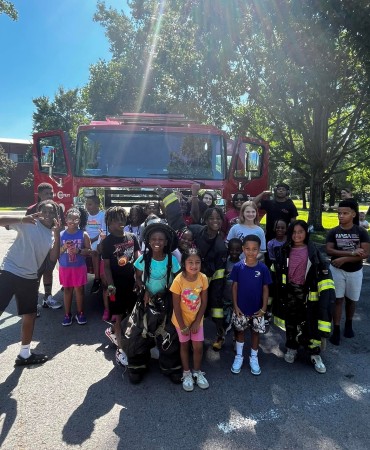 Summer Camp Fire Department Visit