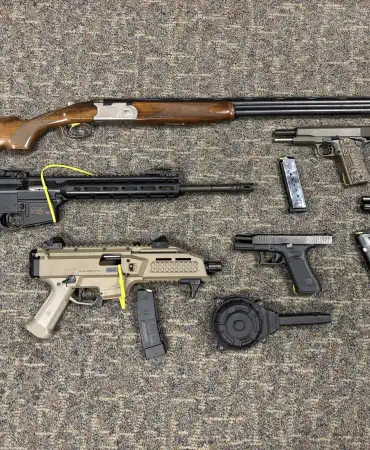 Recovered guns 