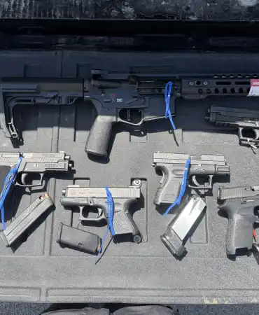 Recovered guns