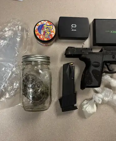 Recovered contraband