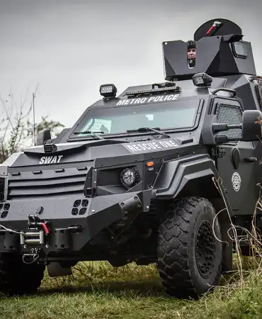 SWAT vehicle off road