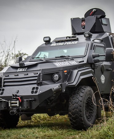 SWAT vehicle off road