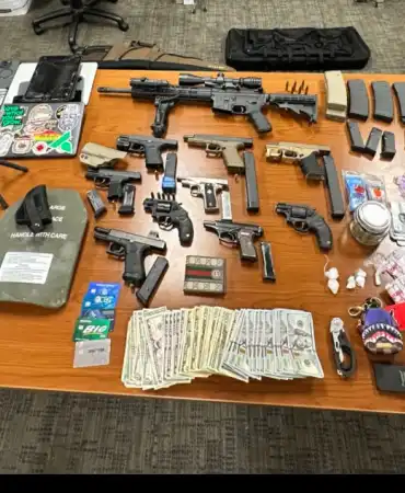 Recovered contraband