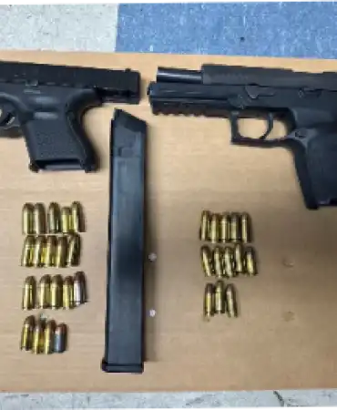 Recovered guns