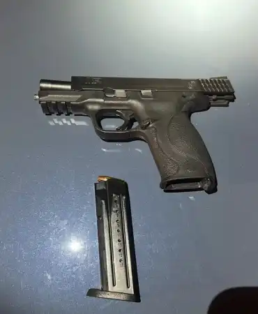 Recovered pistol
