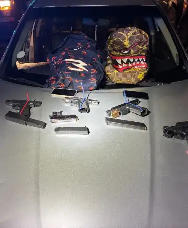 Recovered guns