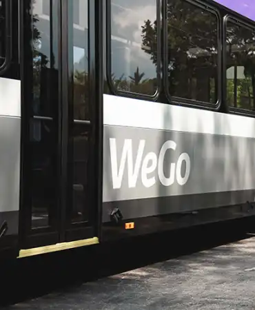Photo of a WeGo bus