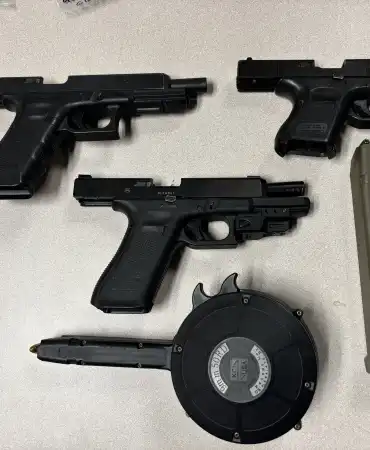 Recovered guns