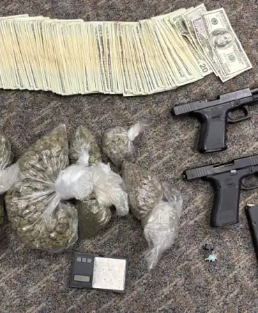 Recovered contraband