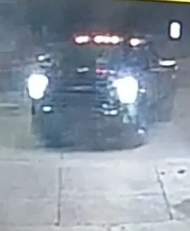 Black pickup truck