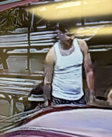 Driver of maroon sedan