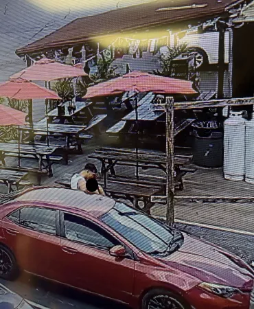 Maroon sedan