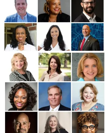 Photos of the Rotary Club leadership