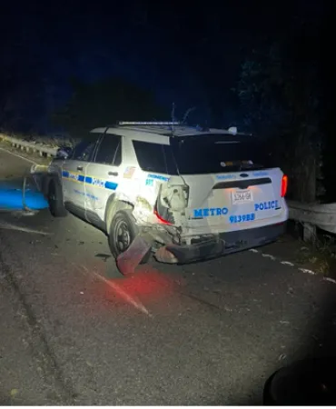 Officer Allen's vehicle 