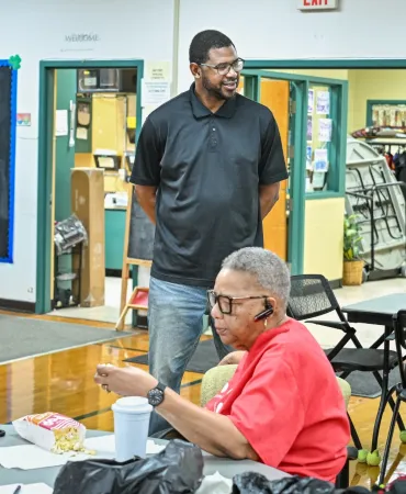 Metro Staff at Senior Center