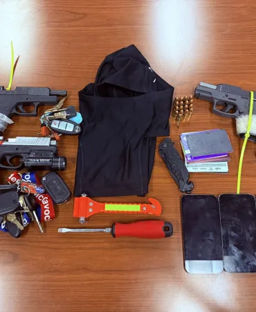 Recovered contraband