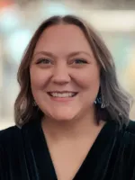 photo of white woman with short brown hair